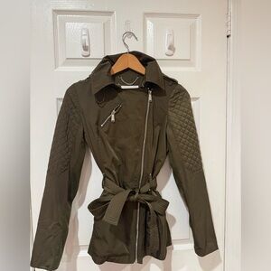 BCBGeneration Olive Trench Coat